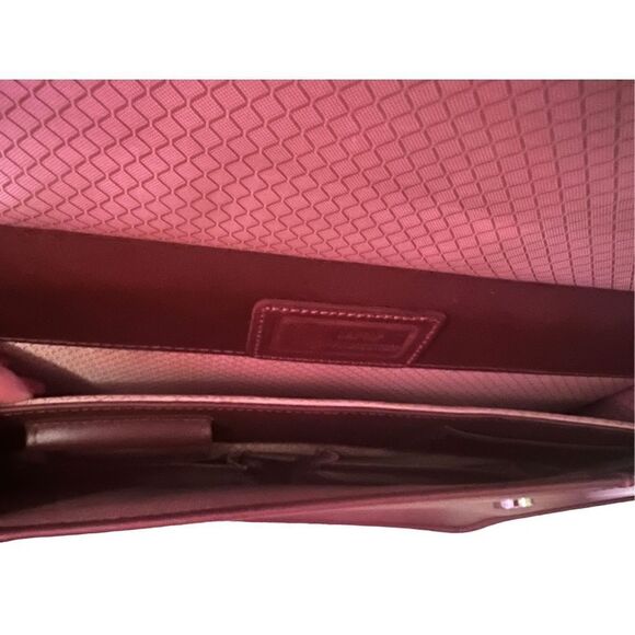 NWT Siamod Signorini Leather Double Compartment Laptop Case - Picture 9 of 12